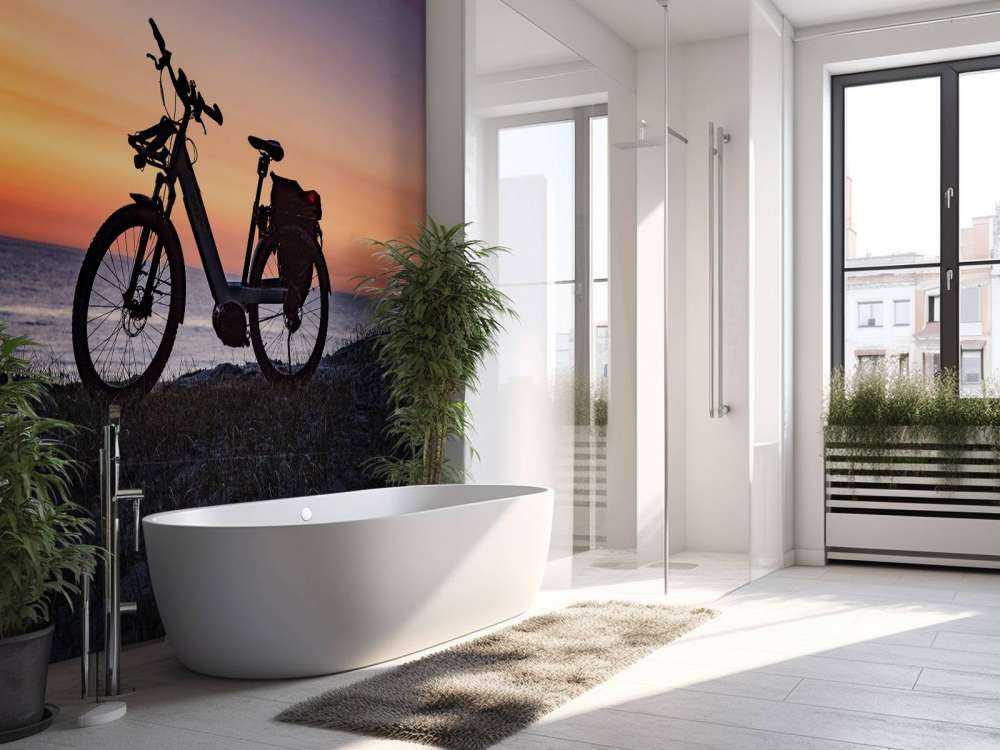 Fahrrad an einem Meer
