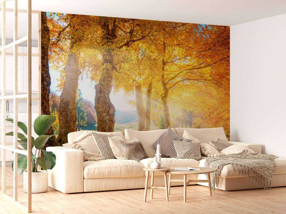 Warme Herbstlandschaft