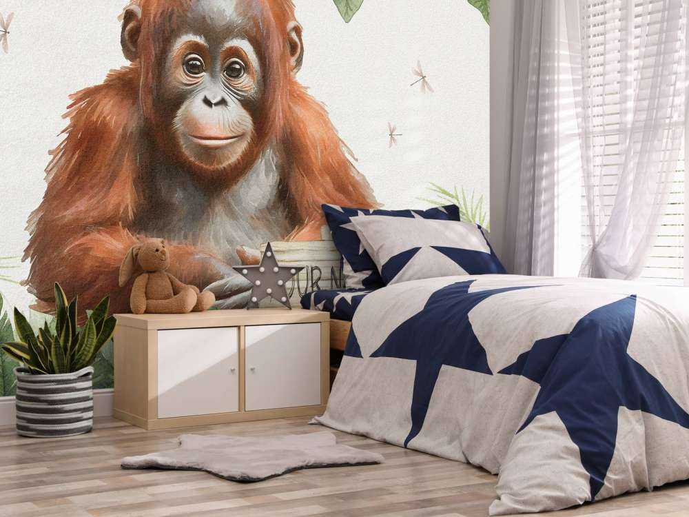 Junger Orang-Utan im Dschungel