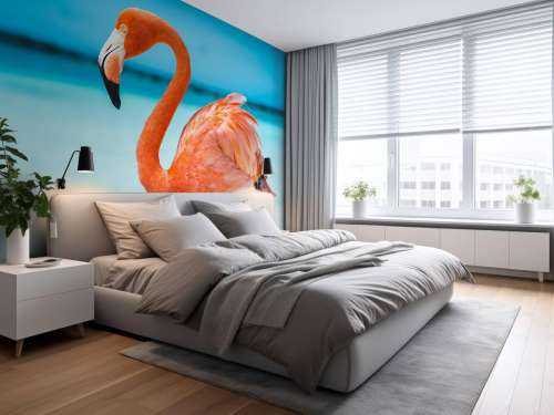 Tropischer Flamingo
