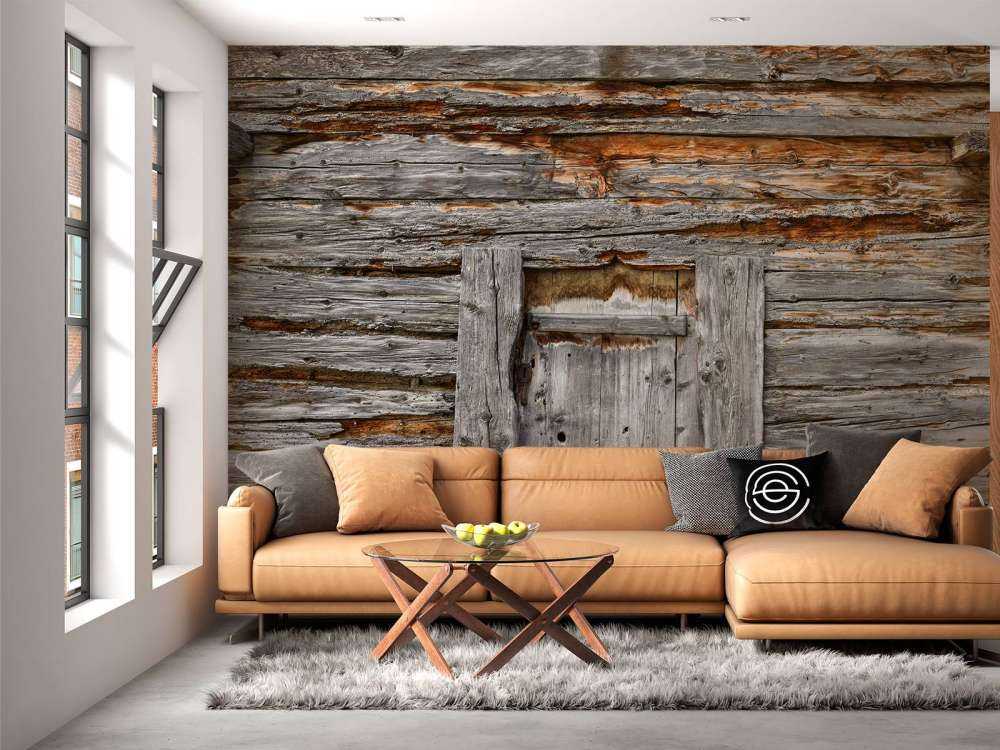 Altes Holz mit Tür