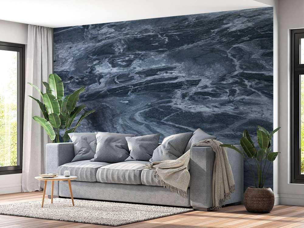 Marmor mit einem blauen Ton