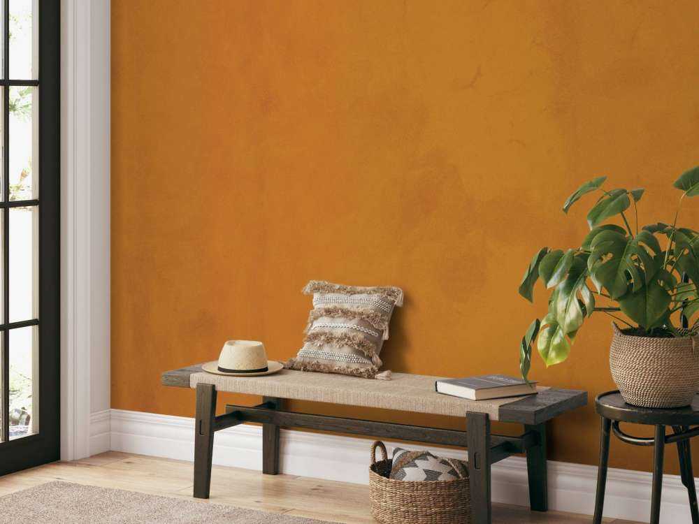 Orange farbener Beton