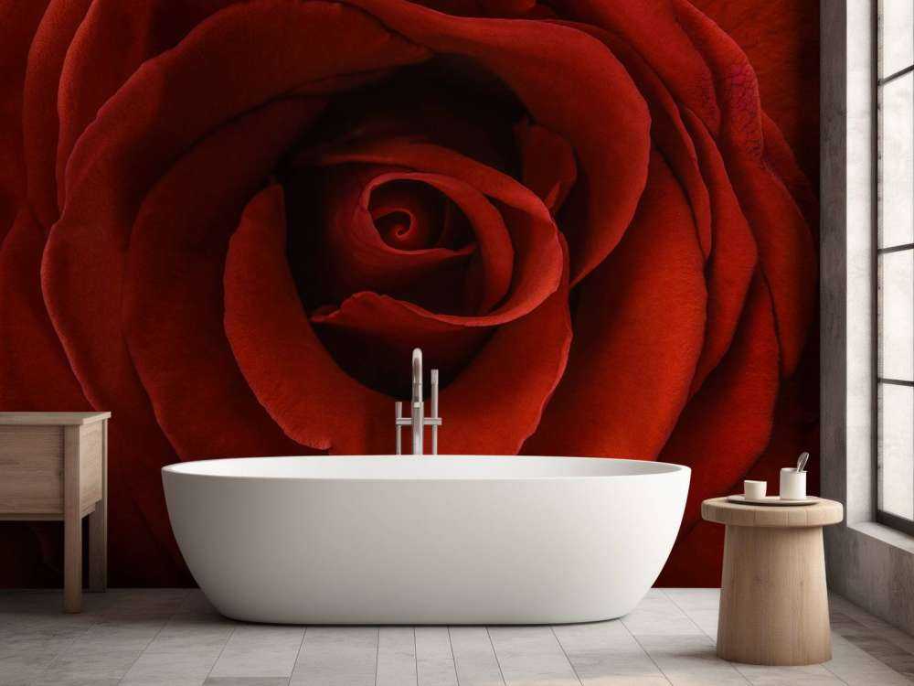 Nahaufnahme rote Rose