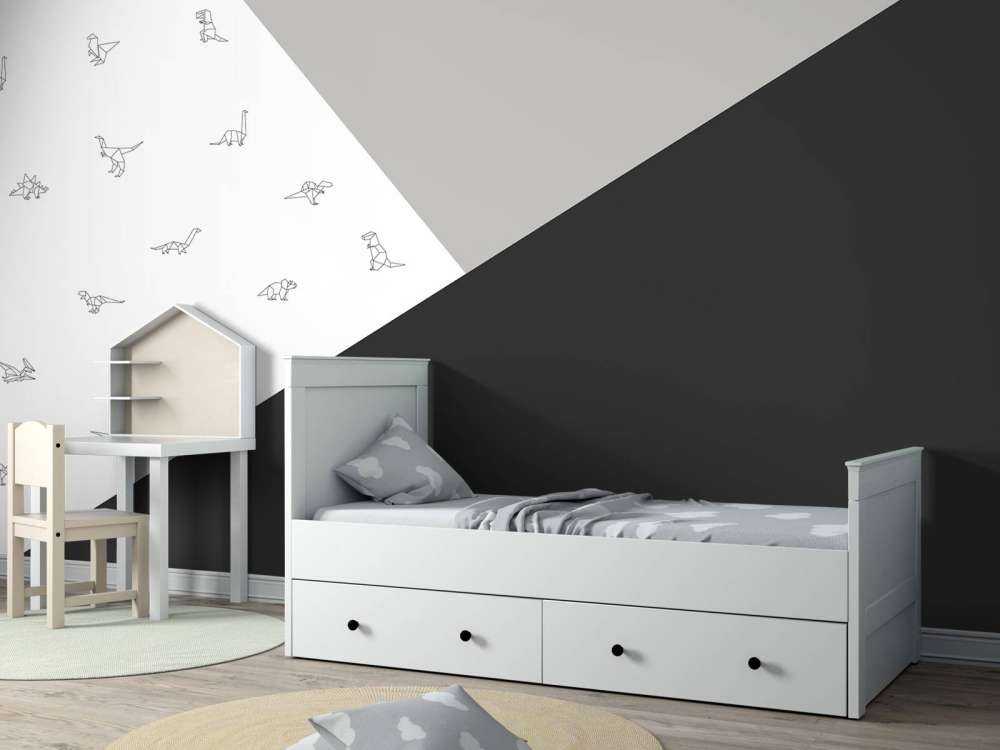 Schwarze und weiße Dreiecke mit Dinosauriern
