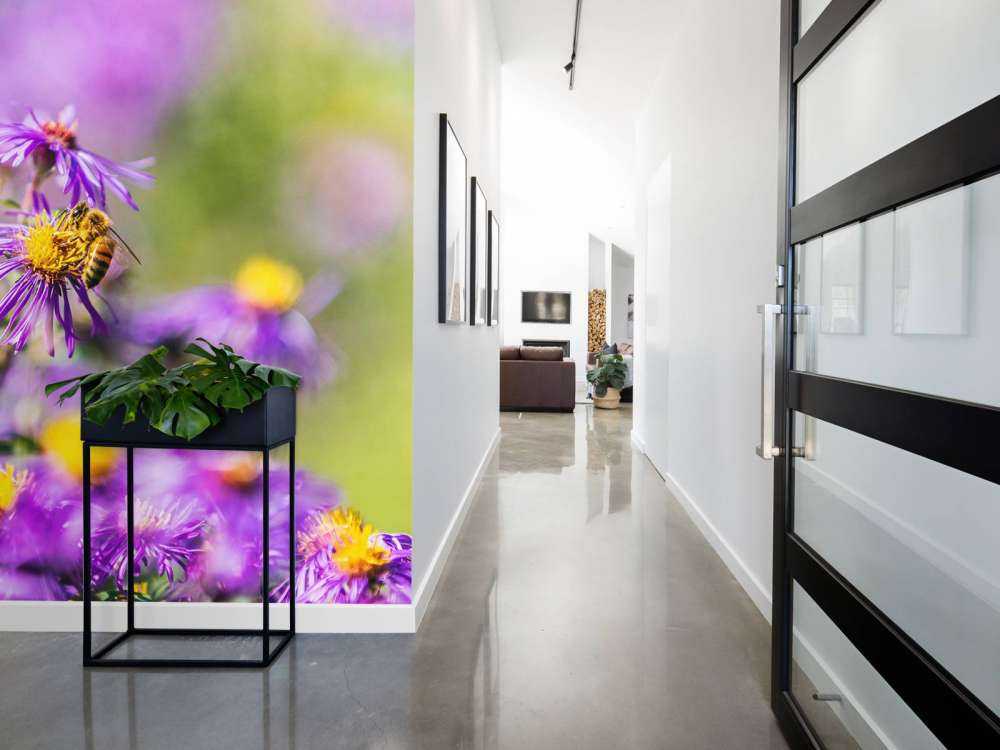 Lila Blumen