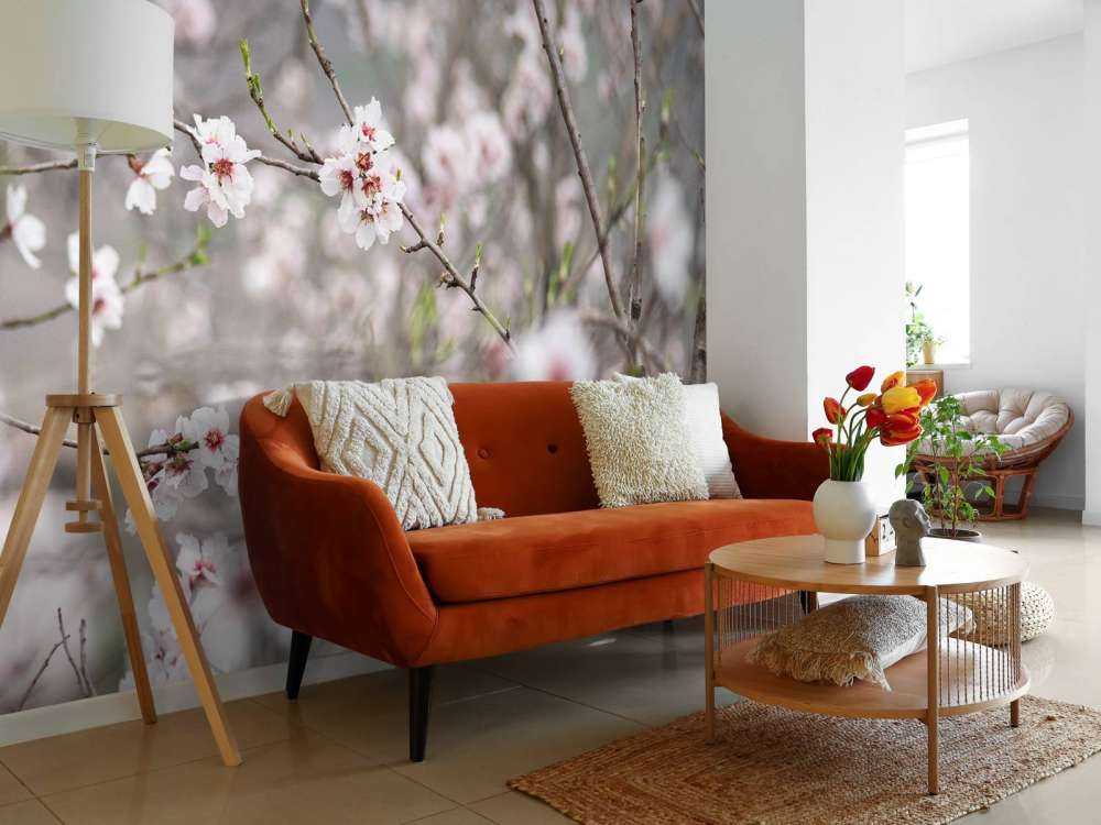 Rosa weiße Blüten