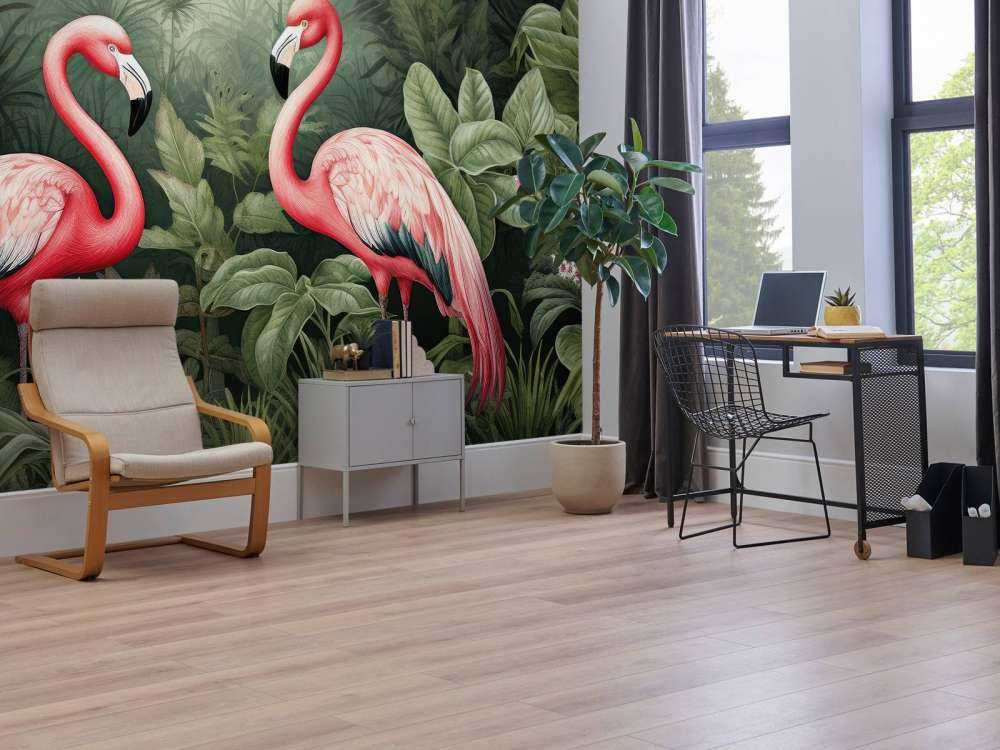 Flamingo Florale Oase