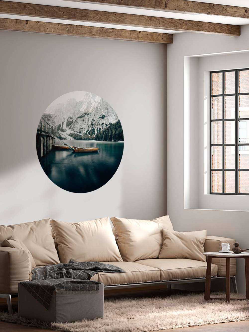 Ein gefrorener Lago di Braises