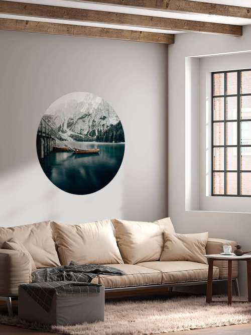Ein gefrorener Lago di Braises