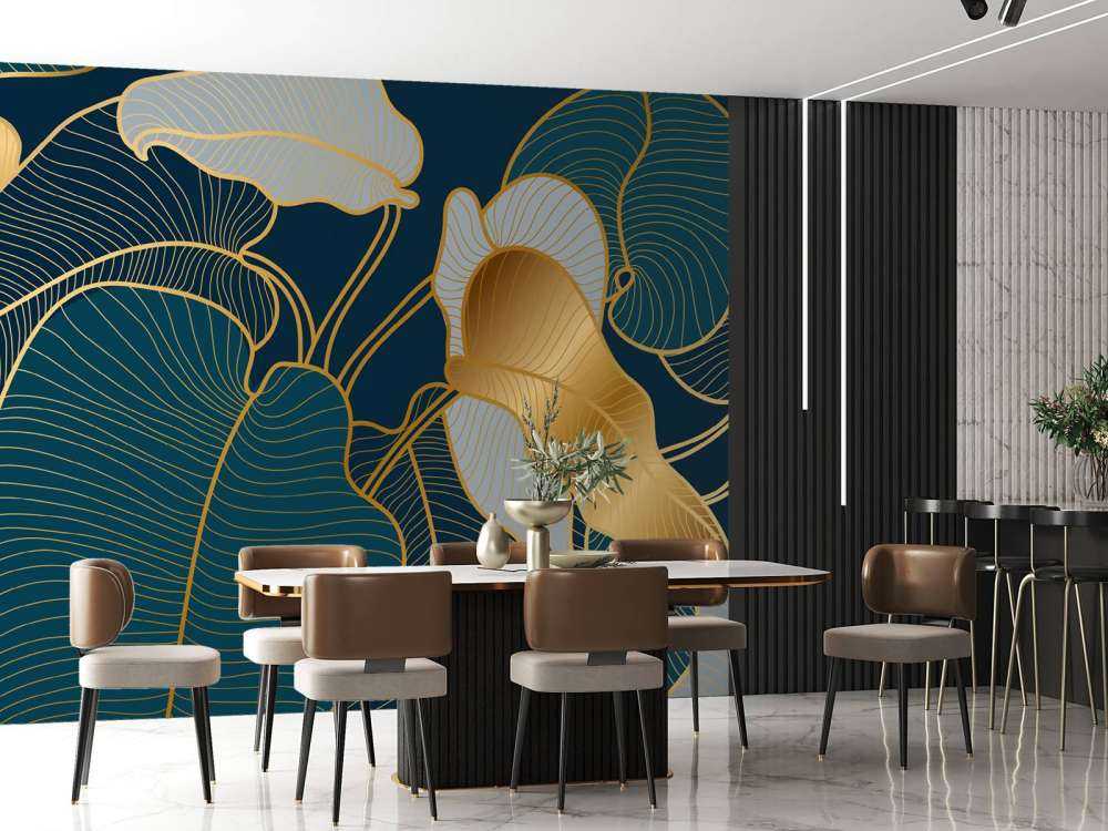 Luxuriöses Gold Art Deco