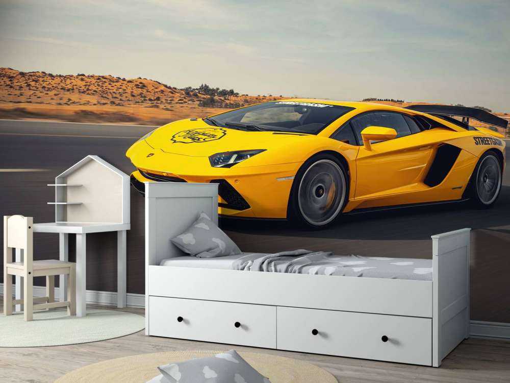 Lamborghini Aventador in Aktion