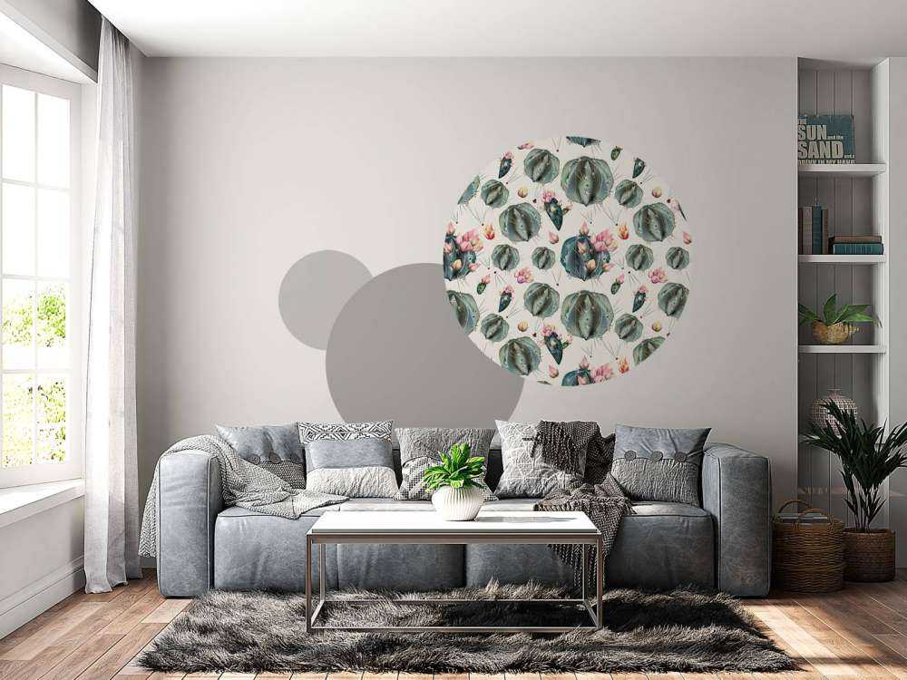 Kakteen mit Blumen