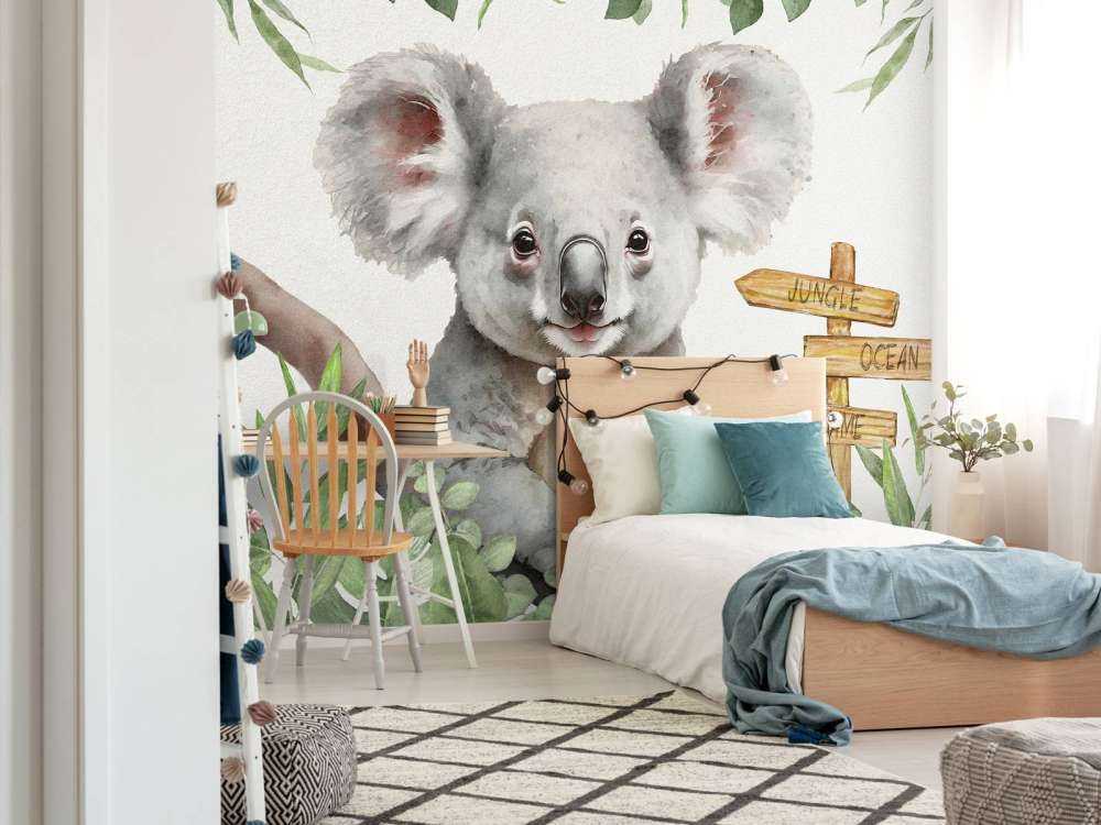 Baby-Koala im Dschungel