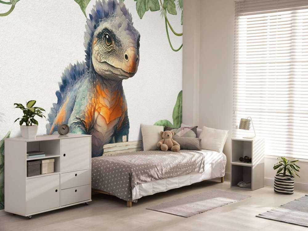 Baby-Ankylosaurus im Dschungel