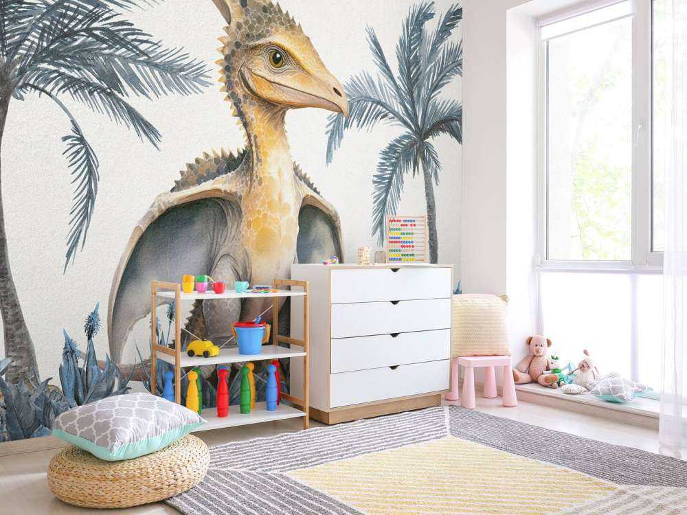 Baby-Pteranodon im blauen Dschungel