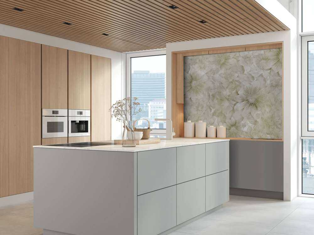 Botanische Aquarell-Eleganz Warmes Sand