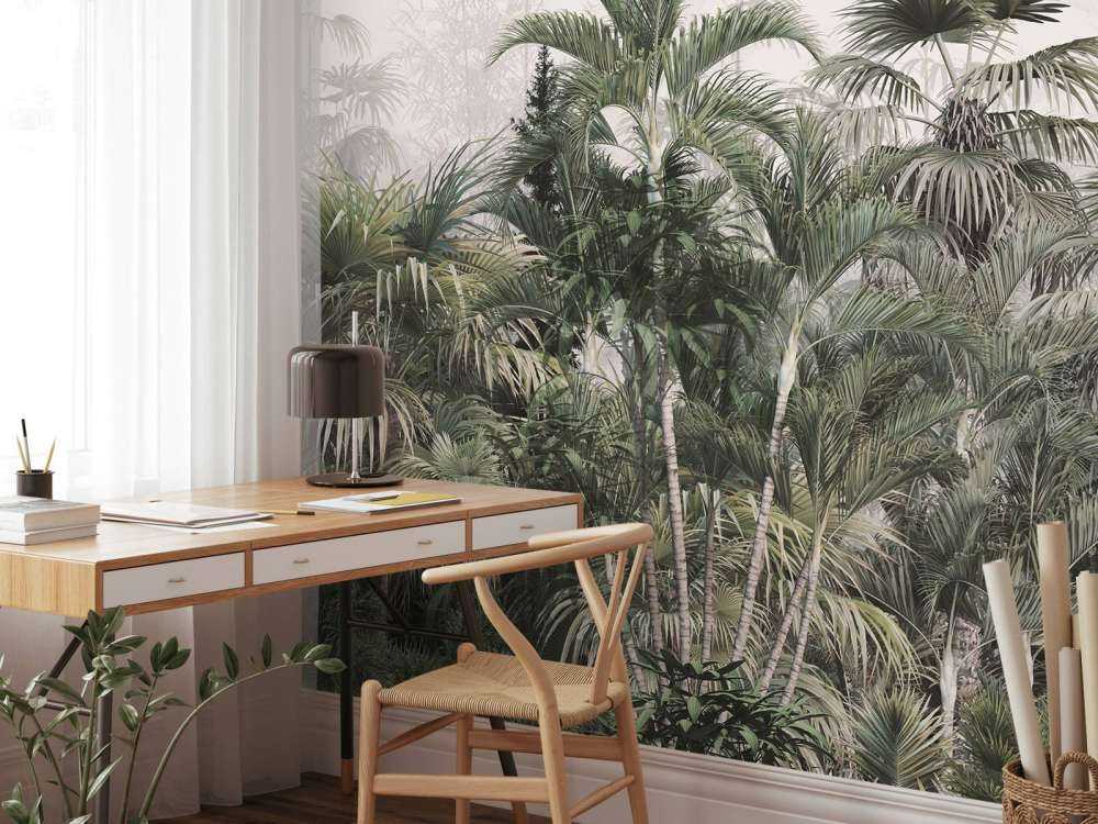 Flüsterndes Grünes Nebelwald