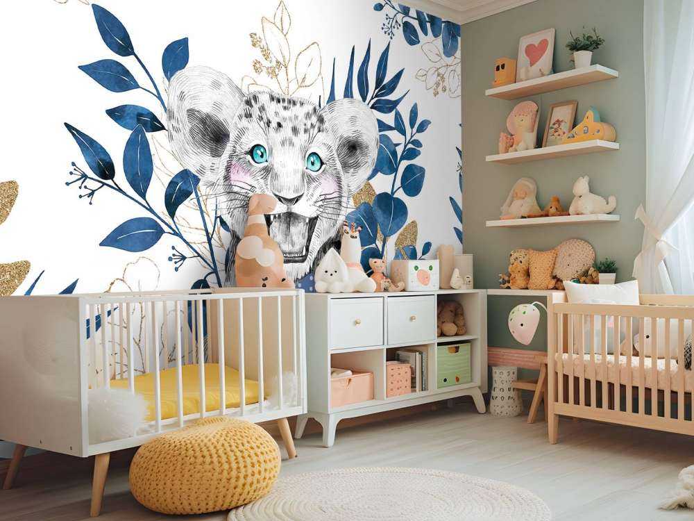 Blaues Dschungel-Löwin-Baby