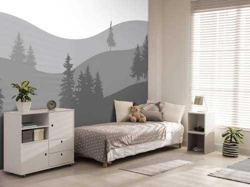 Landschaft Grau