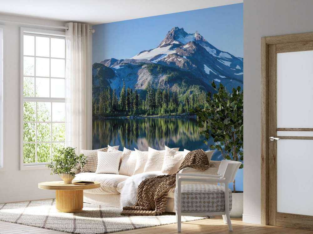 Fototapete Berge von Schnee