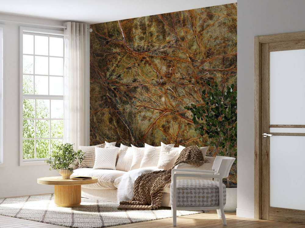 Marmor mit farbigen Adern