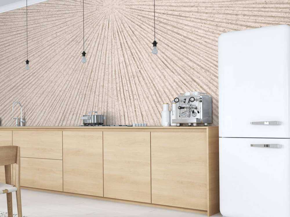 Textur mit Linien in Leinenbraun