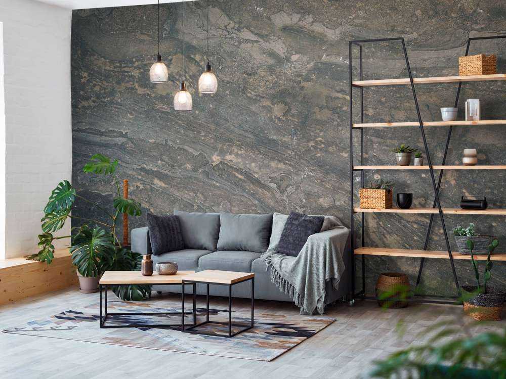 Marmor mit grauem Sandfarbton