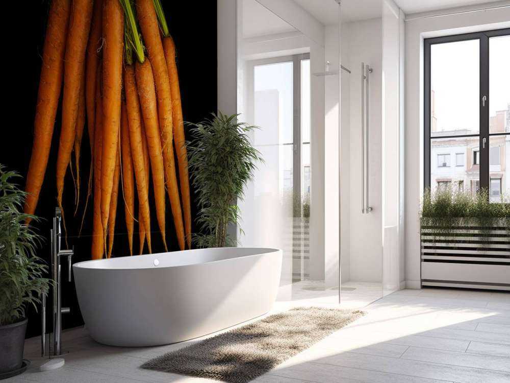 Orangene Wurzeln