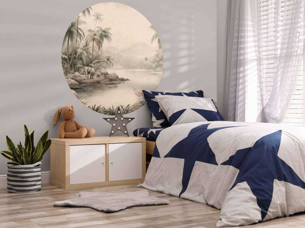 Dschungellandschaft mit Tieren