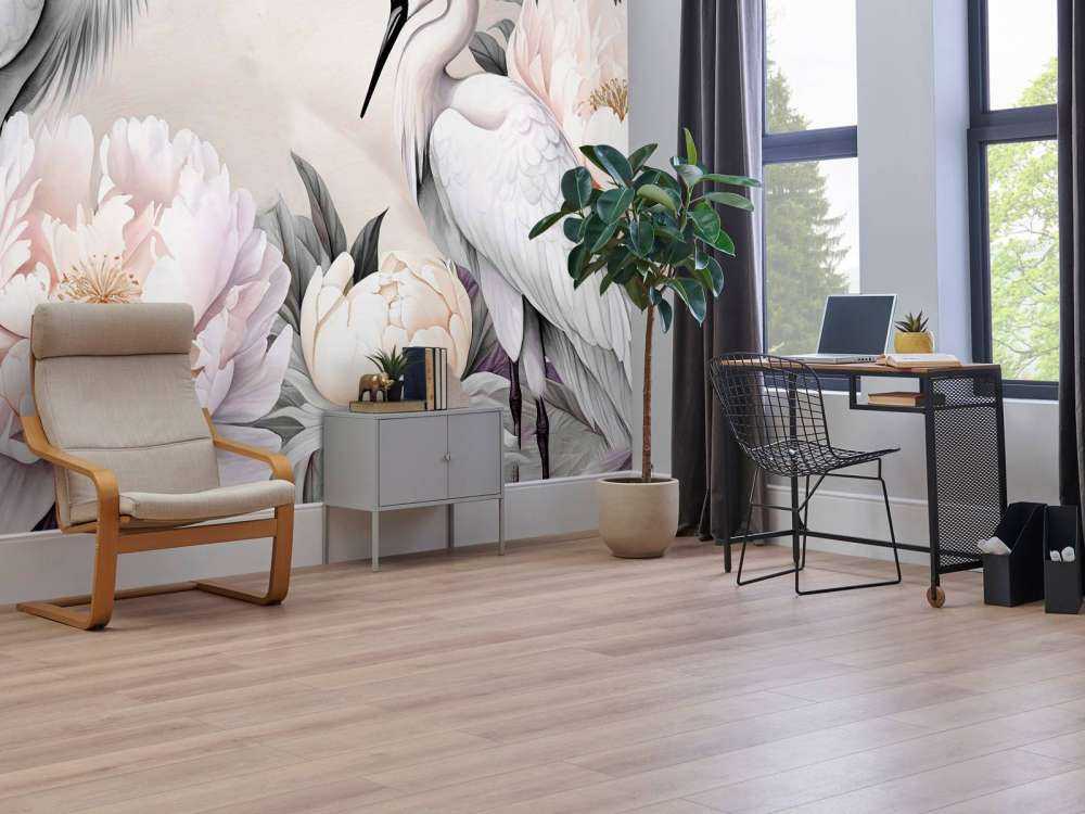 Störche Romantik Pink