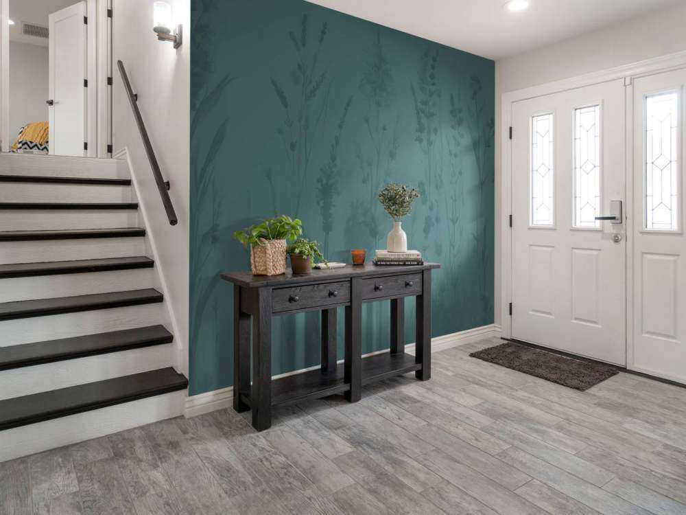 Lavendellicht Nahtlos Tiefes Teal