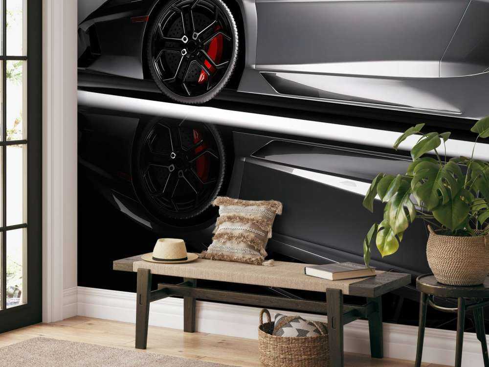 Grauer Lamborghini