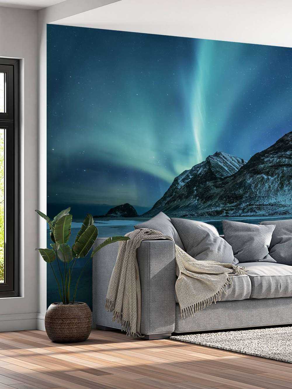 Nordlichter blau