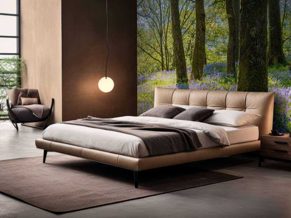 Panorama des Frühlings im Wald