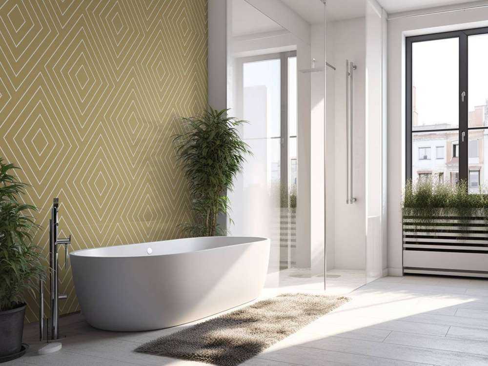 Chevron-Muster, gold