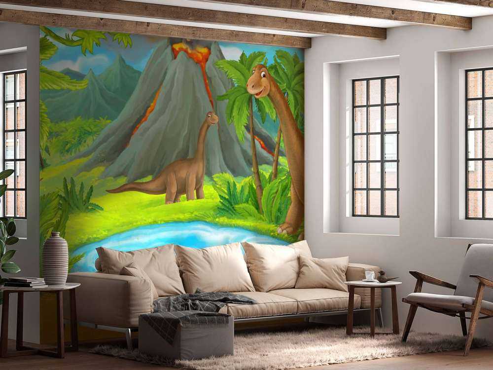 Dinosaurier in der Natur