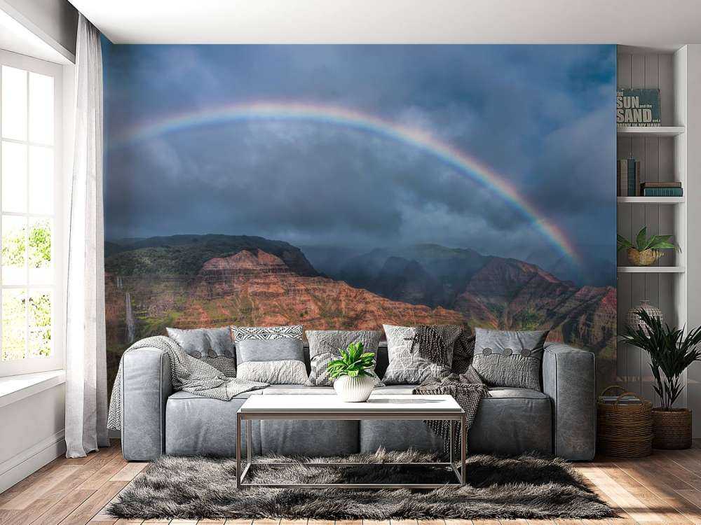 Regenbogen über Waimea Canyon