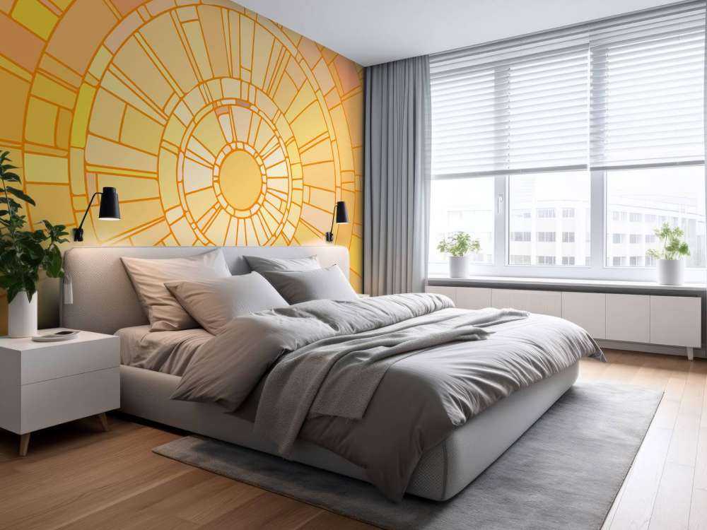 Sonnenstrahlen Mosaik