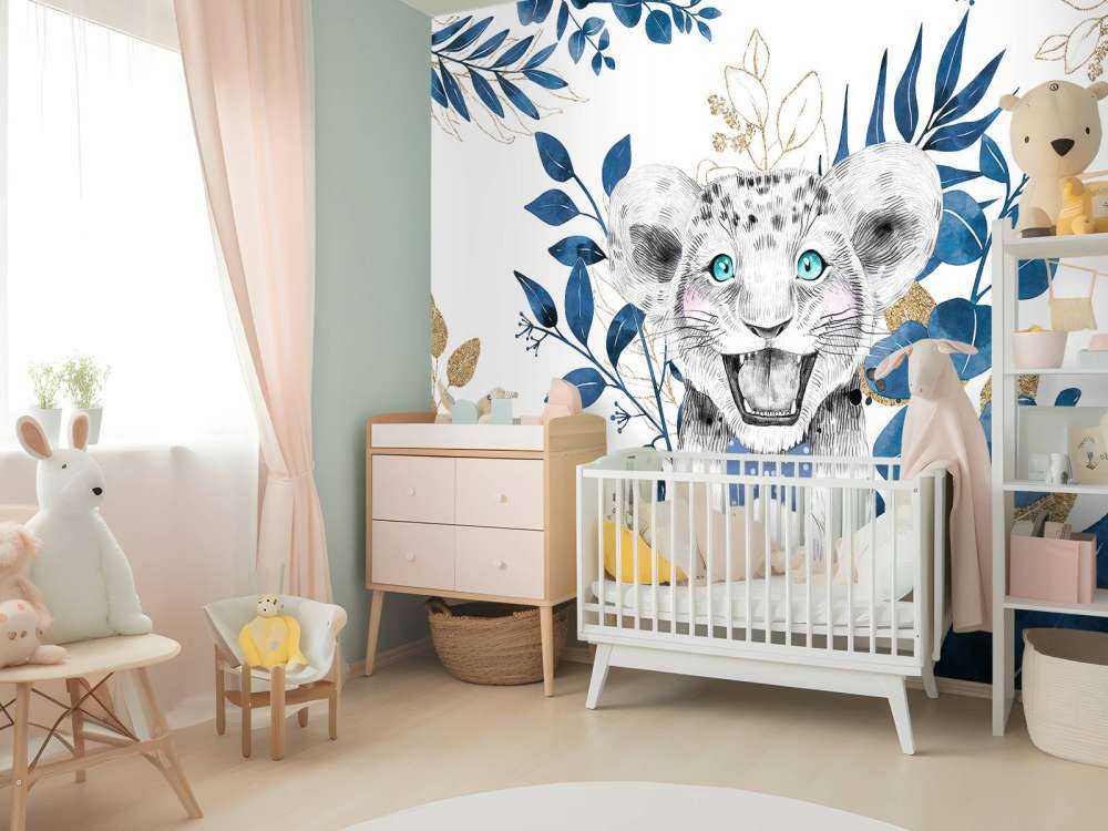 Blaues Dschungel-Löwin-Baby