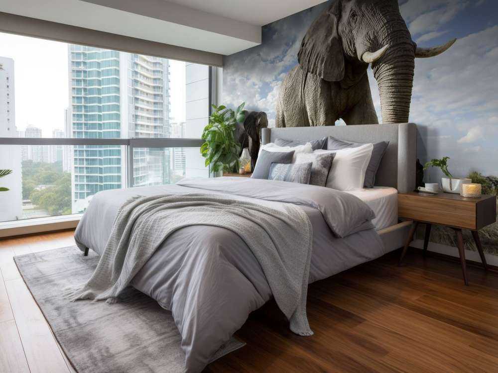 Vorbeiziehende Elefanten