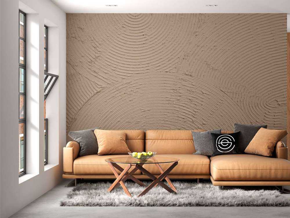 Zen-Kreise in Taupe