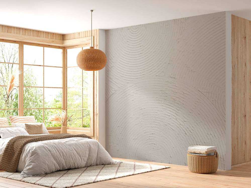 Zen-Kreise in gebrochenem Weiß