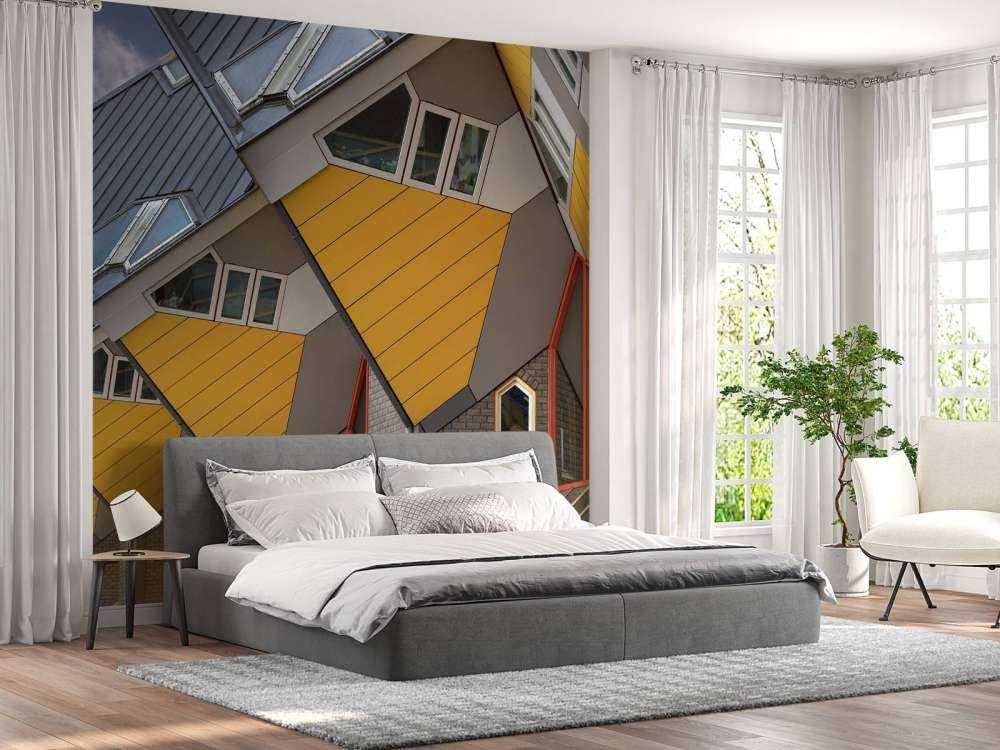 The cubes in row