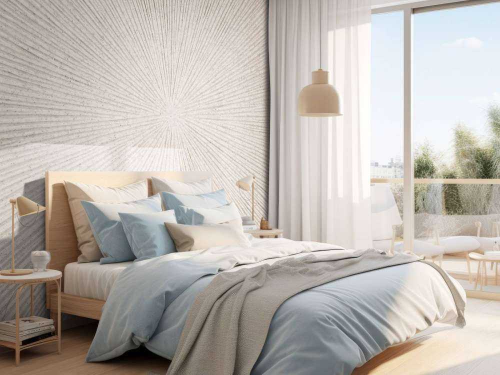 Texturierte Linien aus Leinen