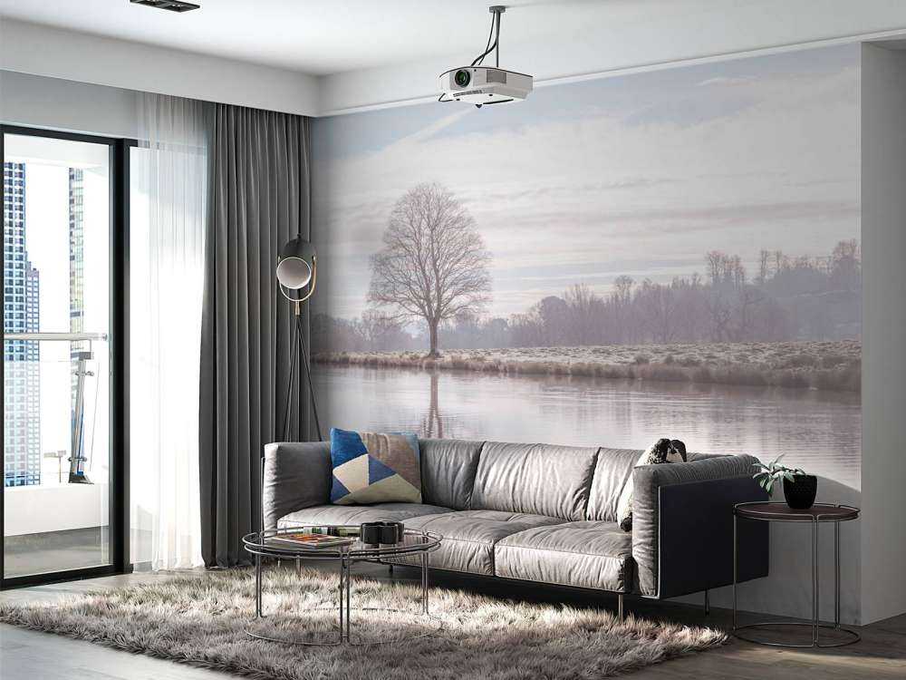 Verlassene Winterlandschaft