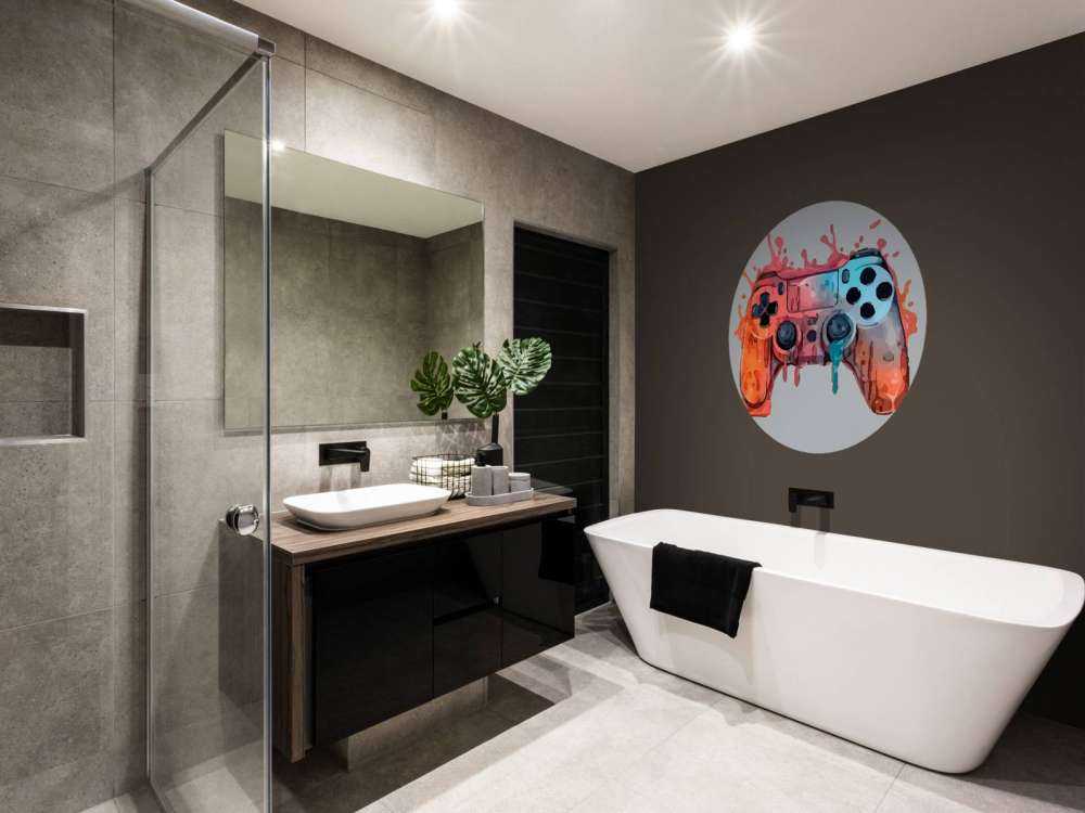 Aquarell Gamer Splash