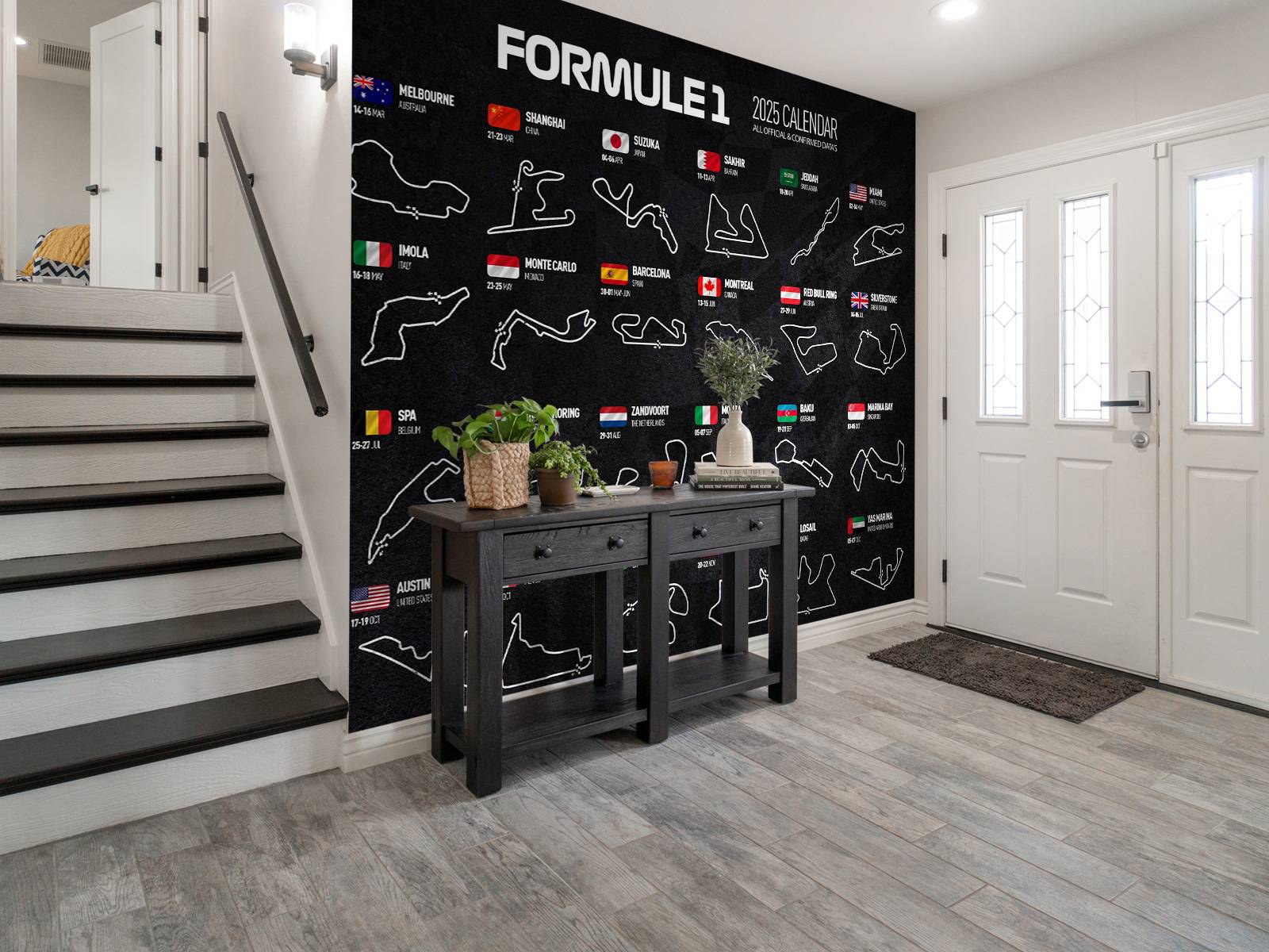 Formel 1 2025 - Datenkarte