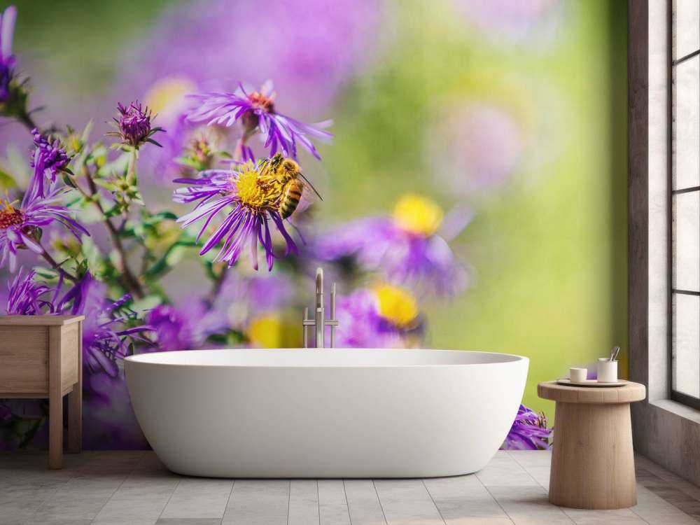 Lila Blumen