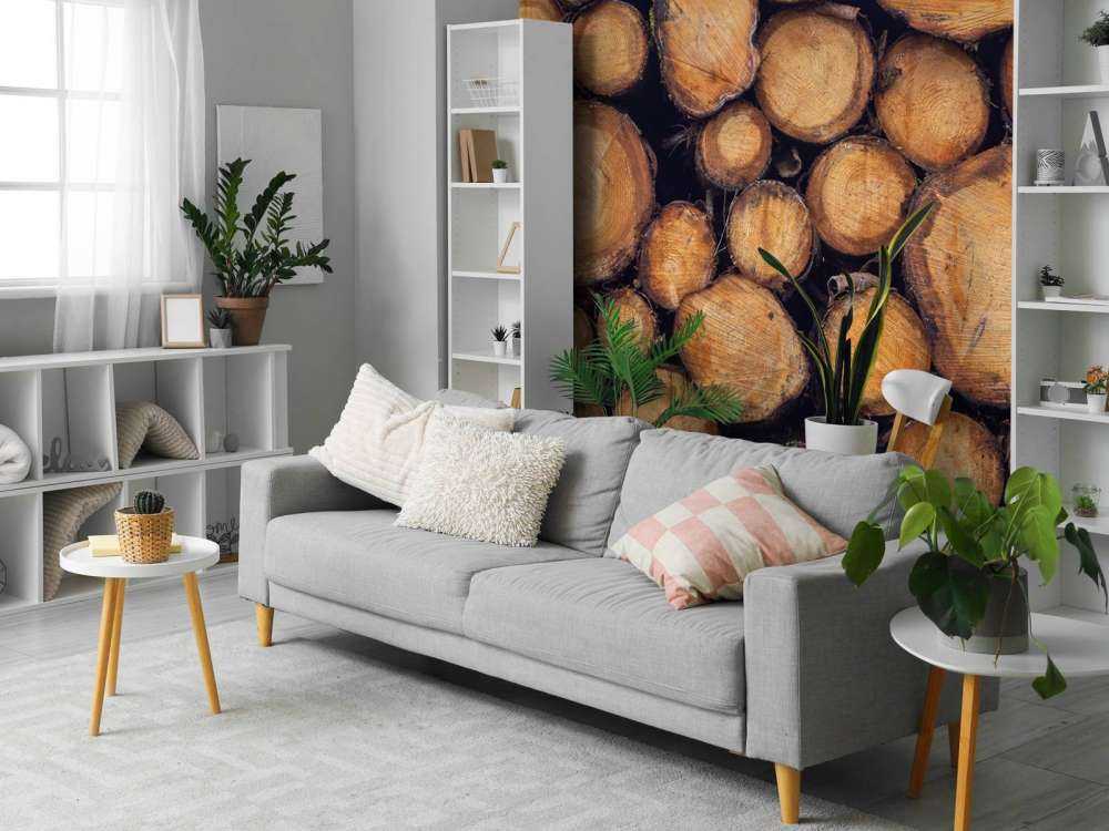 Gehacktes Holz